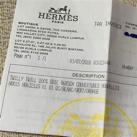 hermes box receipt|hermes receipt decoder.